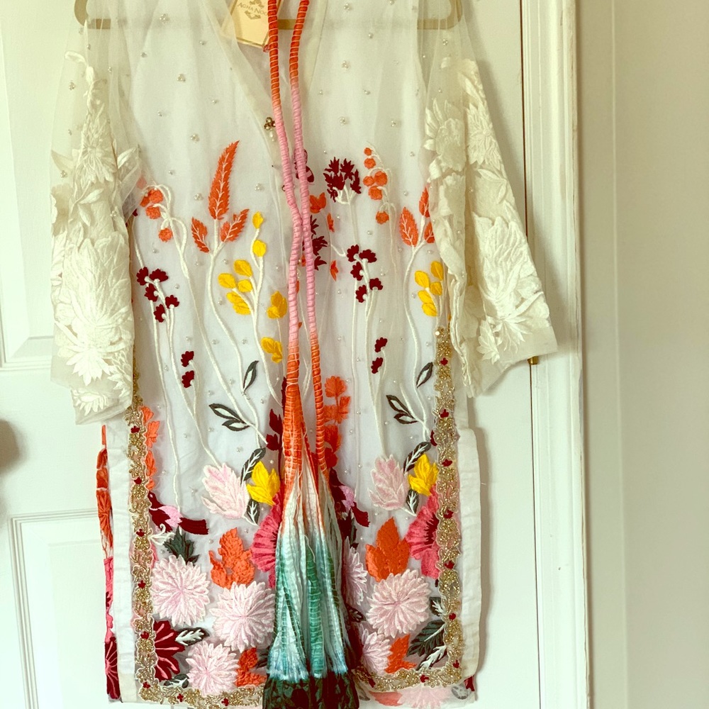 Agha Noor M Kurti w/matching dupatta NWT